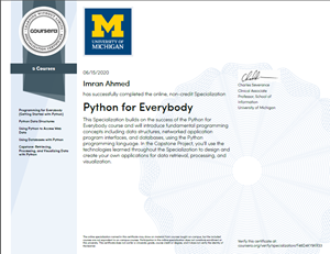 Python specialzation